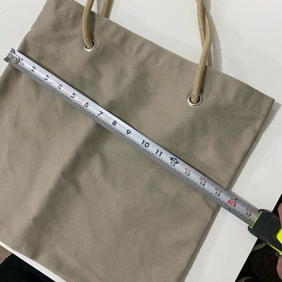 Vintage Genuine Desert Wash Tan Canvas Bag 100% Cotton Tote - Picture 5 of 10